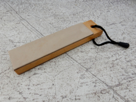 Stropping wood - Saddle Leather - mini