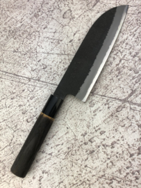 Hinoura Ajikataya Nashiji Santoku (Universeel mes), 165 mm -oval-
