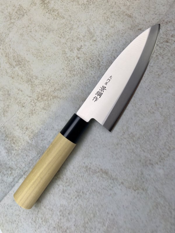 Shimomura Daimonya Deba (cleaver/fish knife) 150 mm -left-handed-, Shimomura Kougyou (Tsubame-Sanjo)