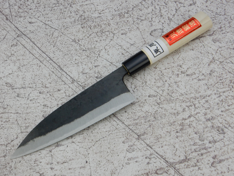 Tosa Azuma Syusaku Shirogami #2 Funayuki kuroishi (fish knife), 165 mm  -Light -, Tosa - specials