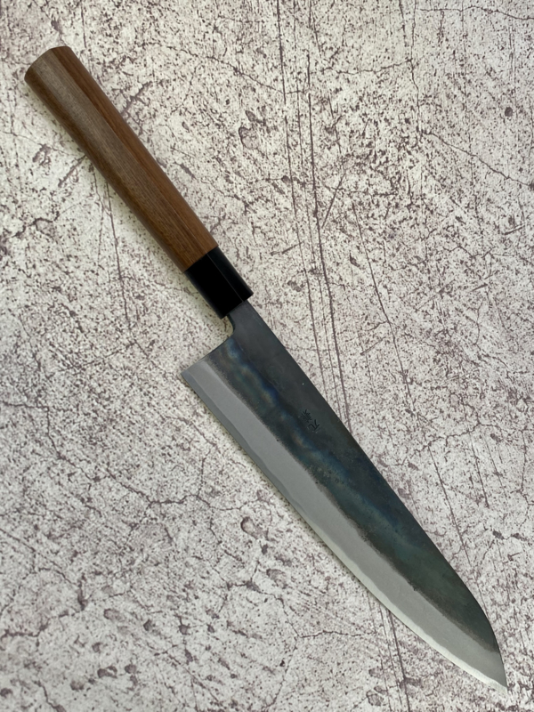 HONMAMON MOTOKANE Wa-Gyuto Kurouchi (Chef's Knife) Aogami Steel No.1