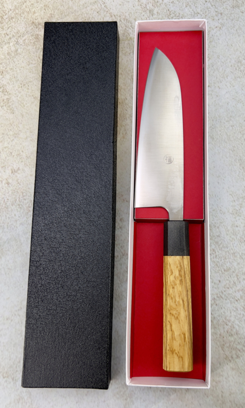 Santoku Savage III Japanese Kitchen Knife, 170 mm Forge Carbon Steel