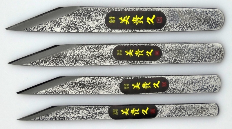 Kiridashi Craft - Navaja japonesa con mango de latón para zurdos :  Herramientas y Mejoras del Hogar 