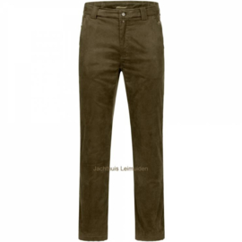 Blaser Marlon Suedine broek Dark Brown