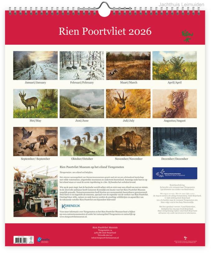 Rien Poortvliet kalender 2026