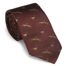 Laksen stropdas met fazanten