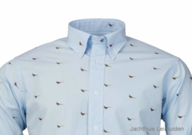 Laksen overhemd Pheasant Light blue