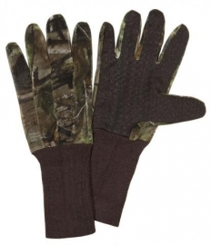 Net camouflage handschoen
