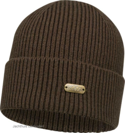 Blaser Tommy Rib Beanie Daark Brown