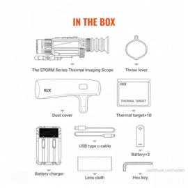 Rix Optics Storm S6R Warmtebeeld Richtkijker met LRF