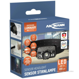 Ansmann Hoofdlamp HD450FRS met bewegingssensor