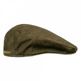 Blaser Men's Vintage Flat Cap Dark Brown