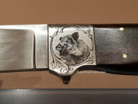Frans van Eldik “Custom made” mes / knife Wild Boar