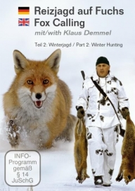 NIEUW: DVD Reizjagd auf Fuchs Teil 2 Winter - Fox Calling Part 2 van Klaus Demmel