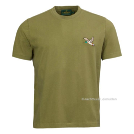 Laksen Duck Cotton T-shirt – Olive