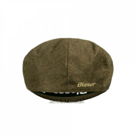 Blaser Men's Vintage Flat Cap Dark Brown