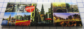 10 stuks koelkastmagneet Amsterdam panorama MAC:21.066