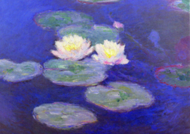 10 stuks poster op karton witte waterlelies Monet POS-0019 posters(20.8Cm / 29.5Cm)