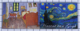 10 stuks koelkastmagneet Van Gogh panorama  MAC:21.402