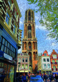 10 stuks poster op karton Dom van Utrecht POS-0054 posters(20.8Cm / 29.5Cm)