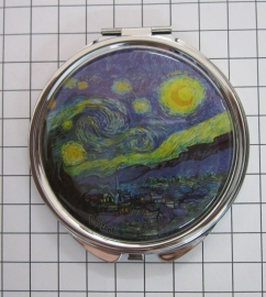 SPI 205 spiegeldoosje sterrrennacht van Gogh