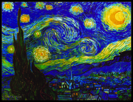 pak 25 posters (35.5 cm  x 27.2 cm) POS206 Sterrennacht Vincent van Gogh