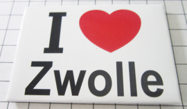 10 stuks koelkastmagneet I LOVE  Zwolle N_OV3.002