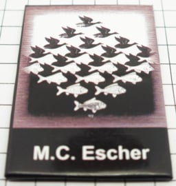10 stuks koelkastmagneet Holland  MAC:20.551 M.C. Escher