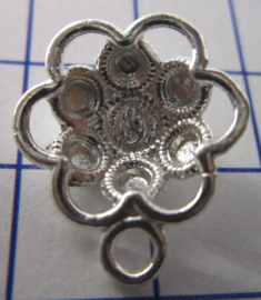 ZB202-Z Zeeuwse Knop echt Zilver