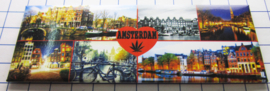 10 stuks koelkastmagneet Amsterdam panorama MAC:21.067