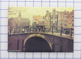 MAC:19.063 koelkastmagneet Amsterdam, pakje 10 stuks