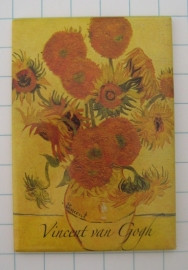 10 stuks koelkastmagneet  van Gogh zonnebloemen  20.401