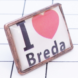 5 stuks pins (=1,49 per stuk) PIN_NB4.001 pin I love Breda