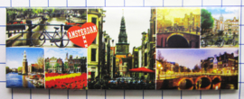10 stuks koelkastmagneet Amsterdam panorama MAC:21.066