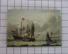 10 stuks koelkastmagneet Holland 20.521 V.O.C. schepen