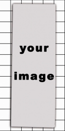 Magnette panoramique 116 mm x 41 mm avec votre image