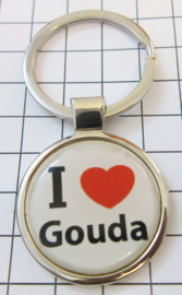 SLE_ZH2.001 Sleutelhanger I love Gouda