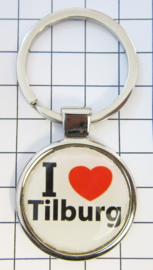 SLE_NB2.001 Sleutelhanger I love Tilburg