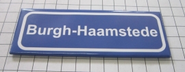 10 stuks koelkastmagneet  plaatsnaambord Burgh-Haamstede  P_ZE8.2001