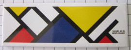 10 stuks koelkastmagneet Mondriaan to Dutch design Holland MAC:21.508