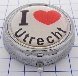 PIL_UT1.001 pillendoosje I love Utrecht