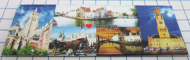10 stuks koelkastmagneten Brugge P_BB1009