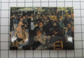 10 stuks koelkastmagneet bal moulin de la galette Auguste Renoir MAC:20.354
