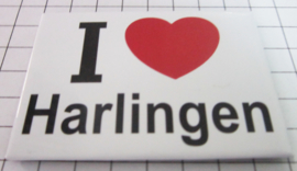 10 stuks koelkastmagneet I Love Harlingen  N_FR7.001