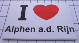 10 stuks koelkastmagneet  I love Alphen a.d.Rijn  N_ZH12.001
