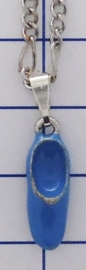 HAN 124 klompje blauwe emaille