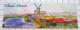 10 stuks koelkastmagneet Claude Monet molen MAC:21.221