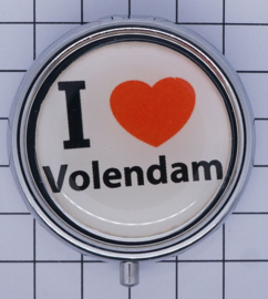 PIL_NH4.001 pillendoosje met spiegel  ik hou van  Volendam