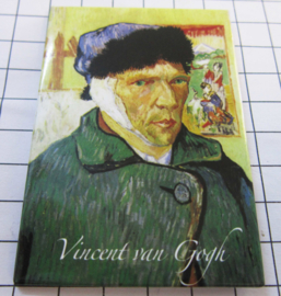 10 stuks koelkastmagneet zelfportret beschadigd oor Van Gogh  MAC:20.409