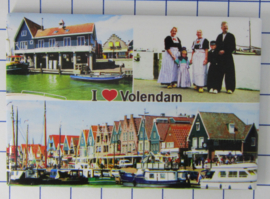 10 stuks koelkastmagneet  Volendam  N_NH4.018